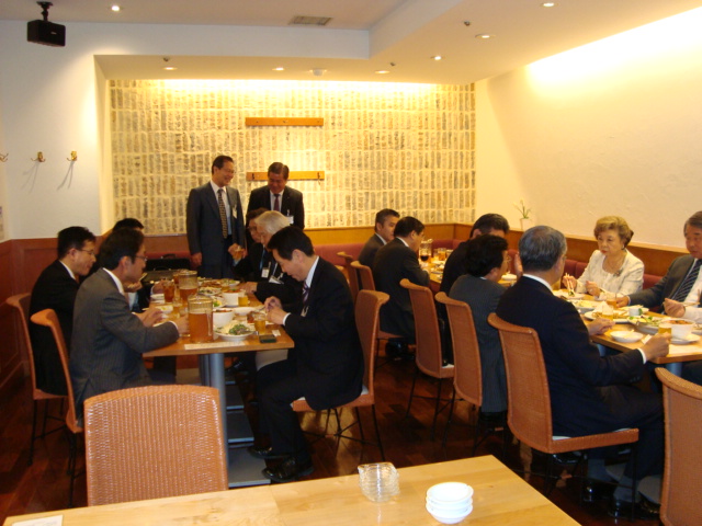 情報交換会にて