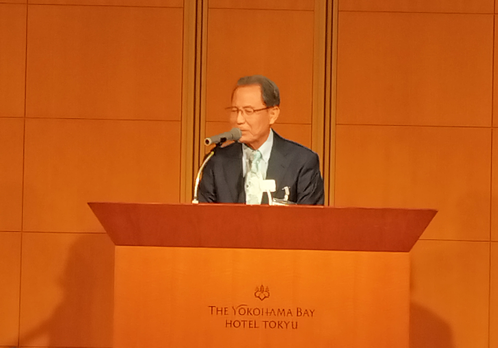 神山名誉会長乾杯